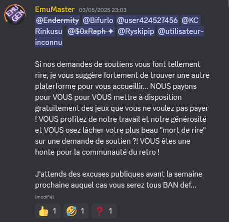 Message Discord