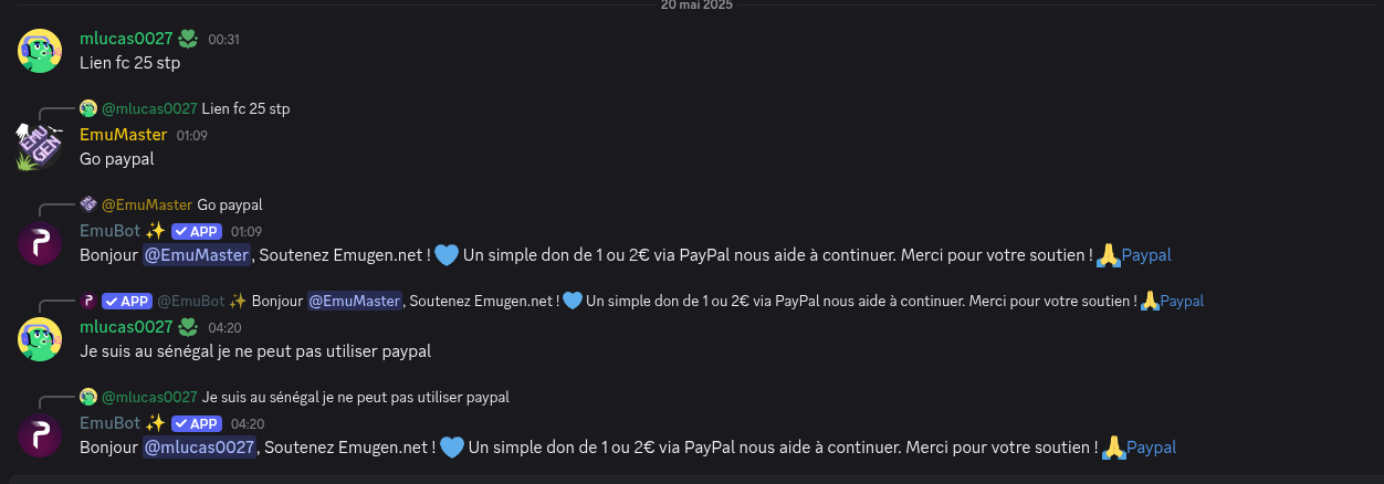 Discord capture