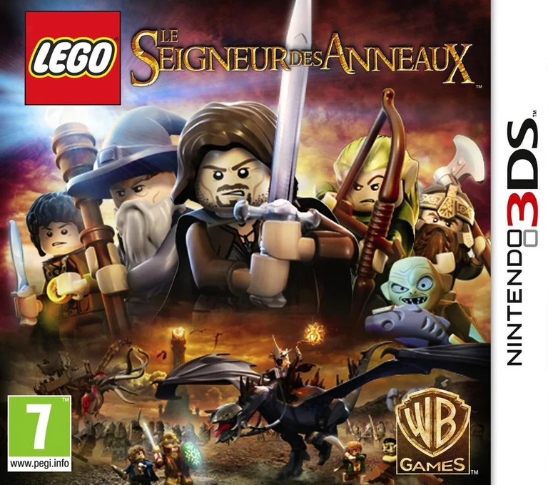 Jaquette de LEGO Le Seigneur des Anneaux sur Nintendo 3ds