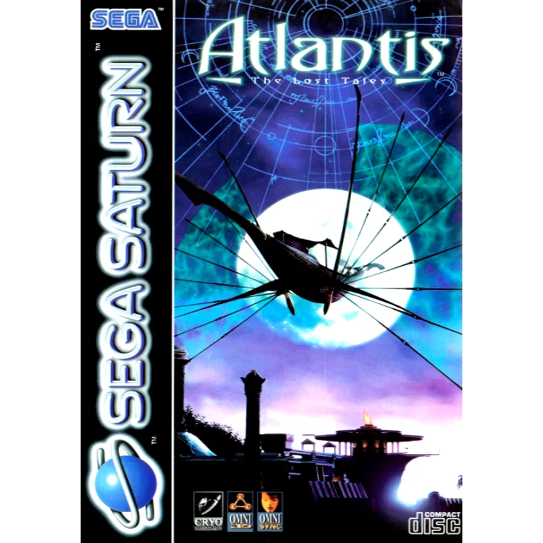 Jaquette de Atlantis Secrets dun Monde Oublie sur Saturn
