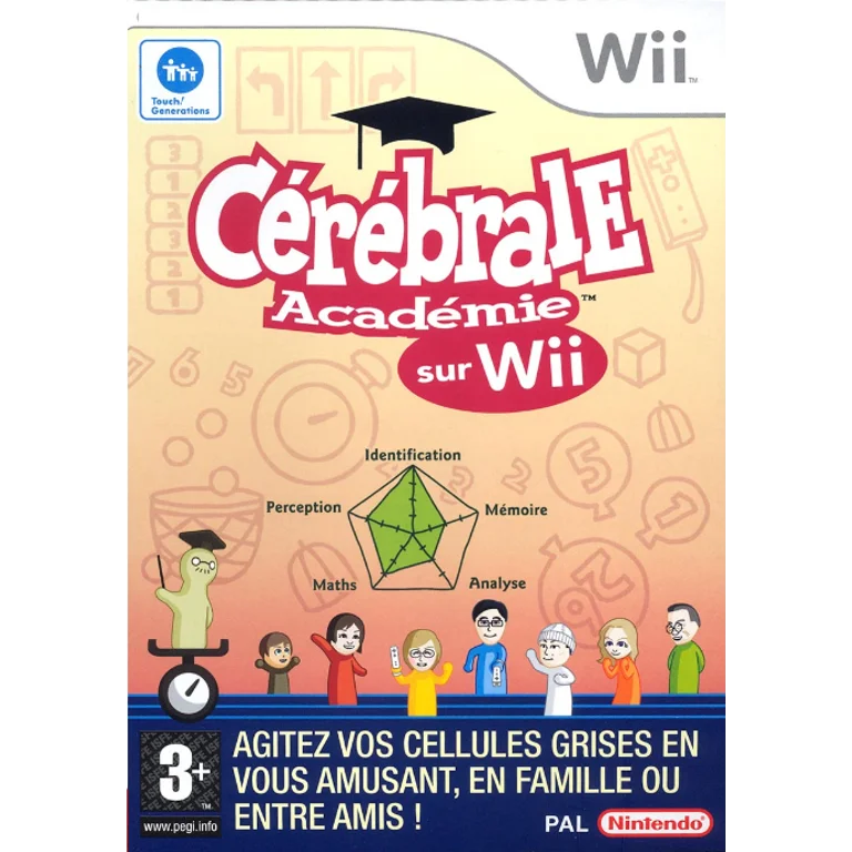 Jaquette de Cerebrale Academie sur Wii