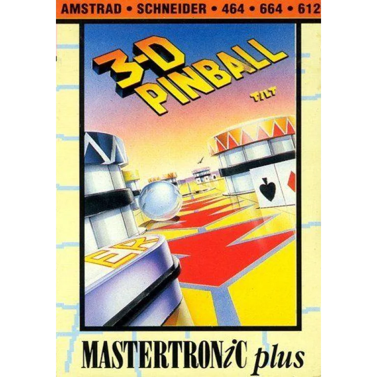 Jaquette de 3D Pinball sur Cpc