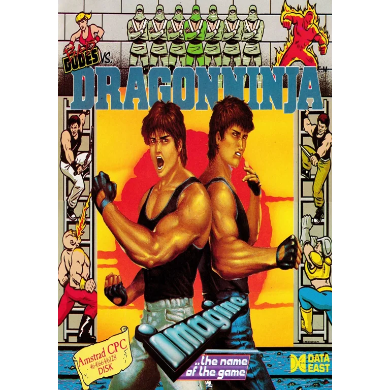 Jaquette de Bad Dudes Vs Dragon Ninja sur Cpc