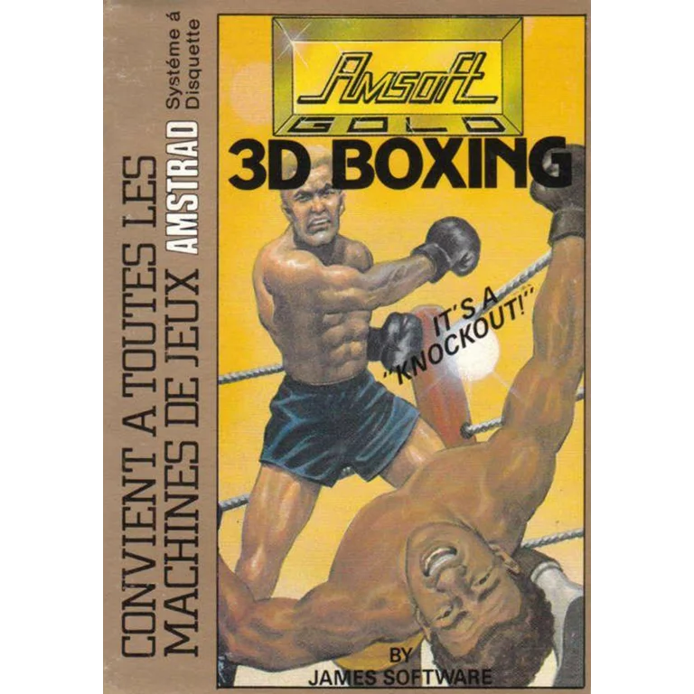 Jaquette de Boxing en 3D sur Cpc