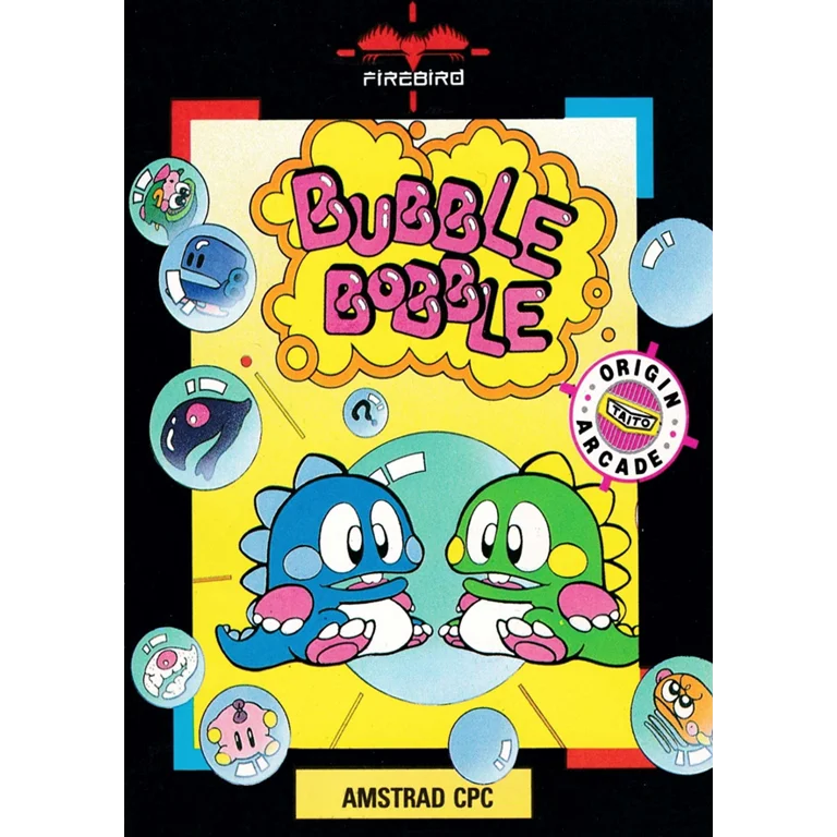 Jaquette de Bubble Bobble sur Cpc