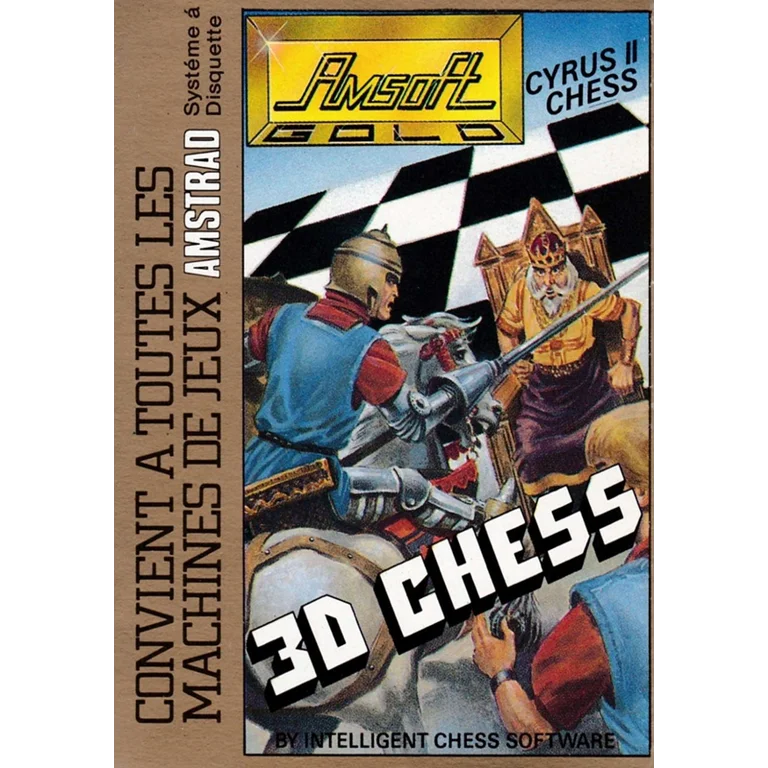 Jaquette de Cyrus II Chess 3D Chess sur Cpc