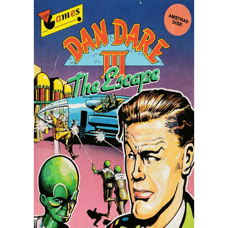 Jaquette de Dan Dare III The Escape sur Cpc