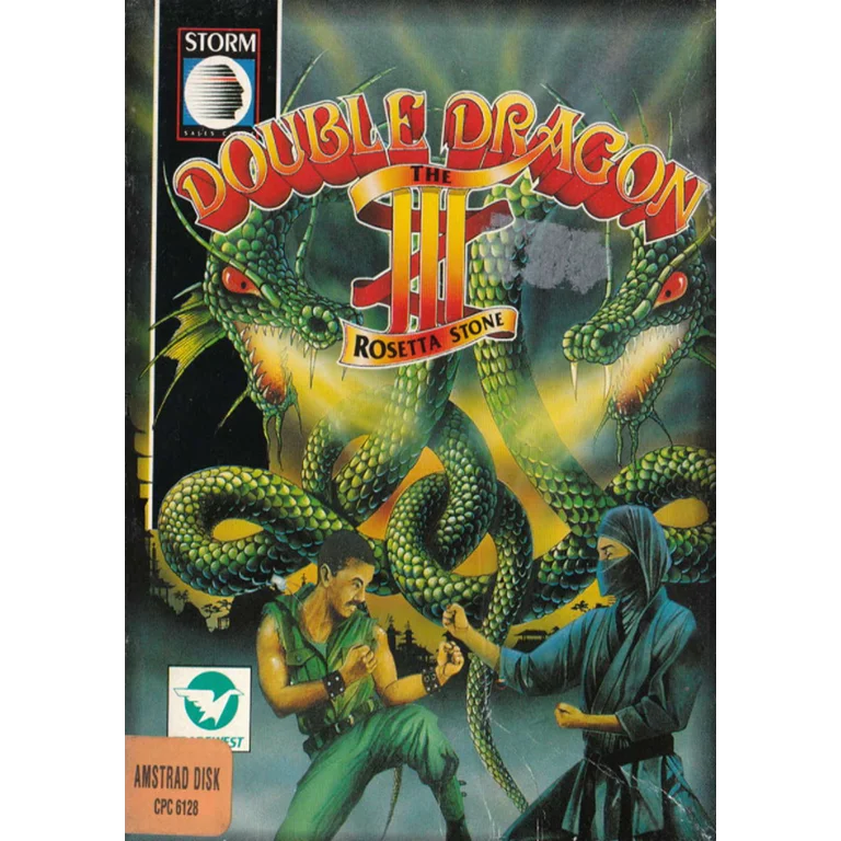 Jaquette de Double Dragon III The Rosetta Stone sur Cpc