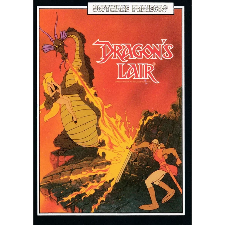 Jaquette de Dragons Lair sur Cpc