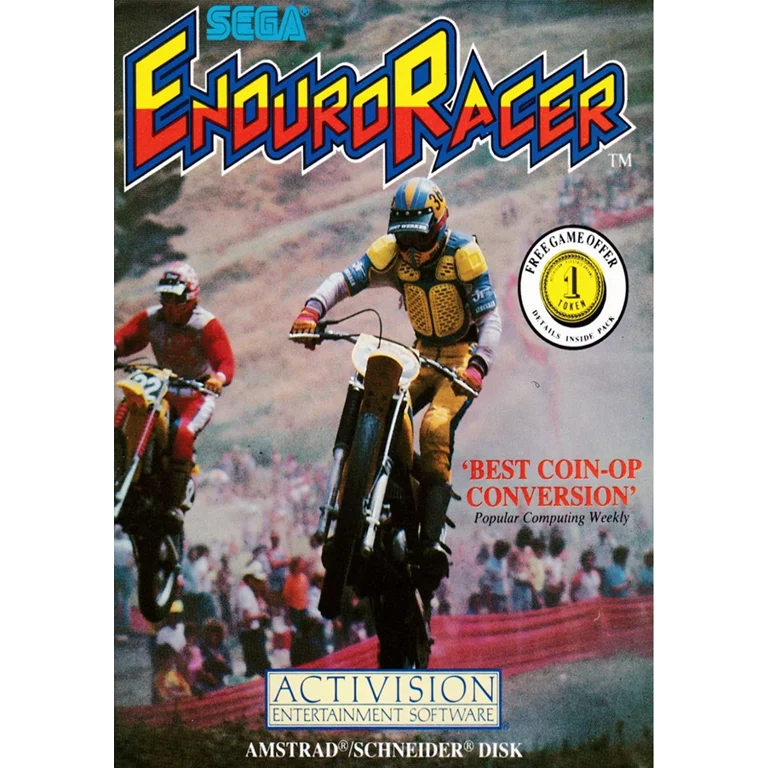 Jaquette de Enduro Racer sur Cpc