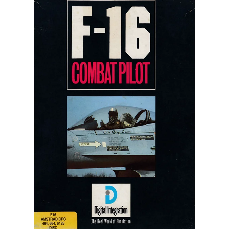 Jaquette de F 16 Combat Pilot sur Cpc