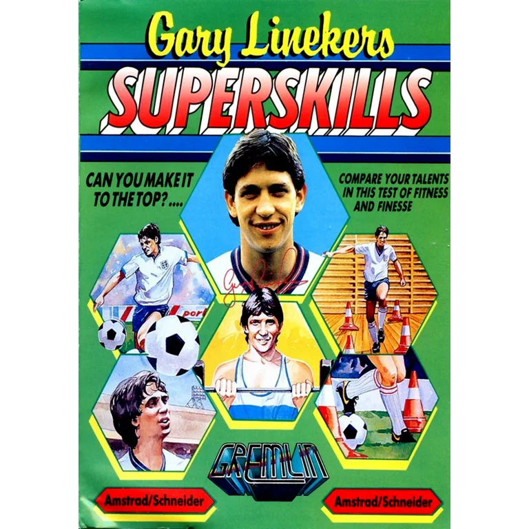 Jaquette de Gary Linekers Superskills sur Cpc