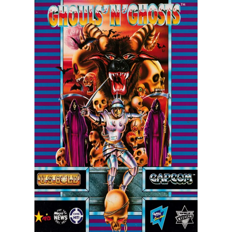 Jaquette de Ghouls n Ghosts sur Cpc