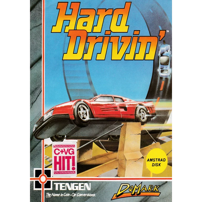 Jaquette de Hard Drivin sur Cpc