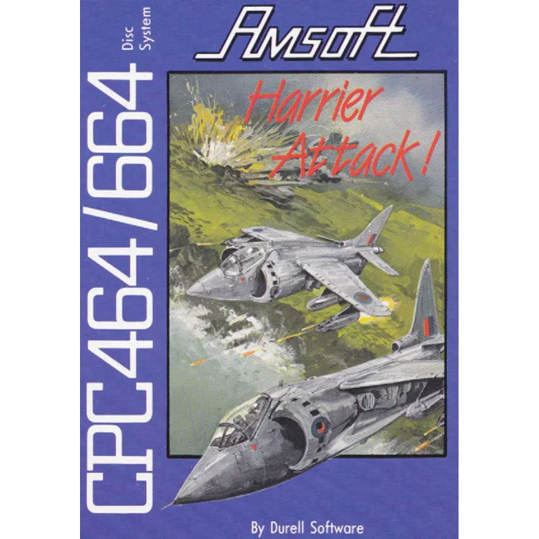 Jaquette de Harrier Attack sur Cpc
