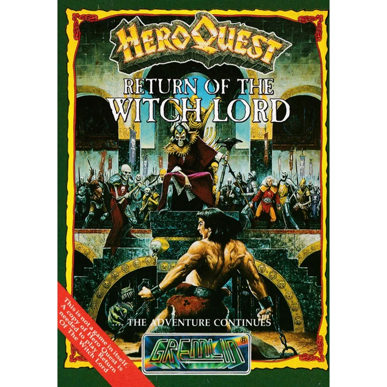 Jaquette de HeroQuest Return of the Witch Lord sur Cpc