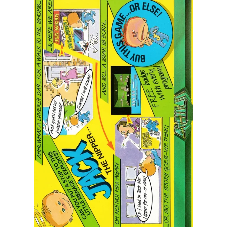 Jaquette de Jack The Nipper sur Cpc