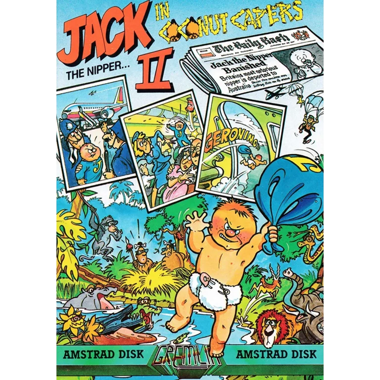 Jaquette de Jack the Nipper 2 Coconut Capers sur Cpc