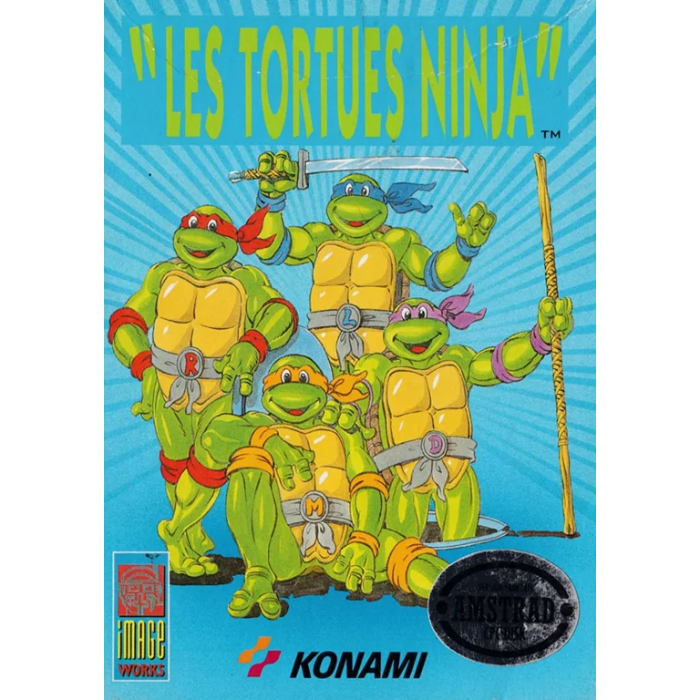 Jaquette de Les Tortues Ninja sur Cpc