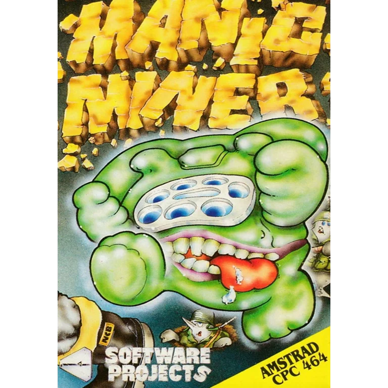 Jaquette de Manic Miner sur Cpc