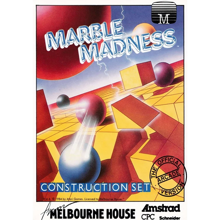 Jaquette de Marble Madness Construction Set sur Cpc