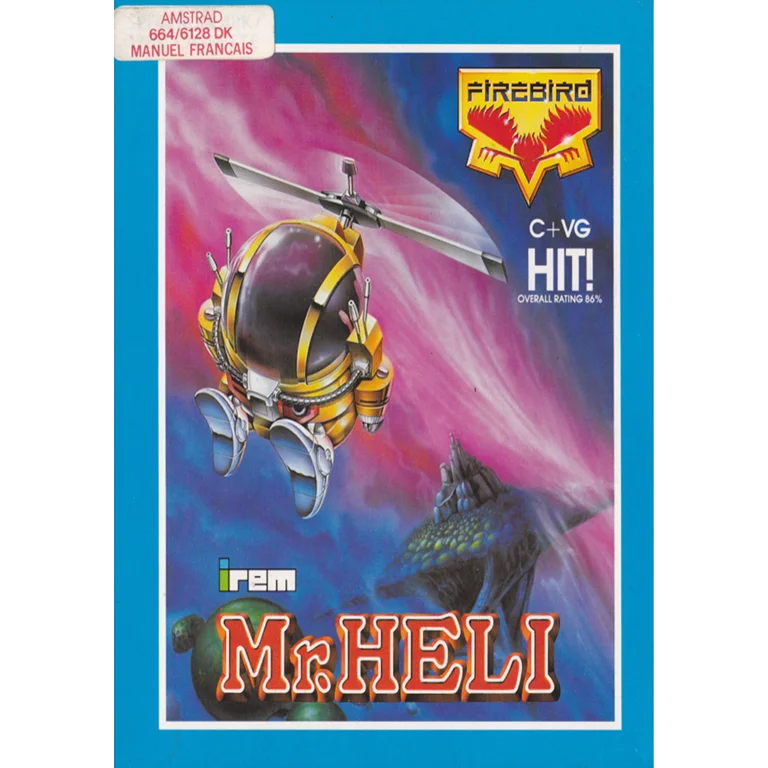 Jaquette de Mr. Heli sur Cpc