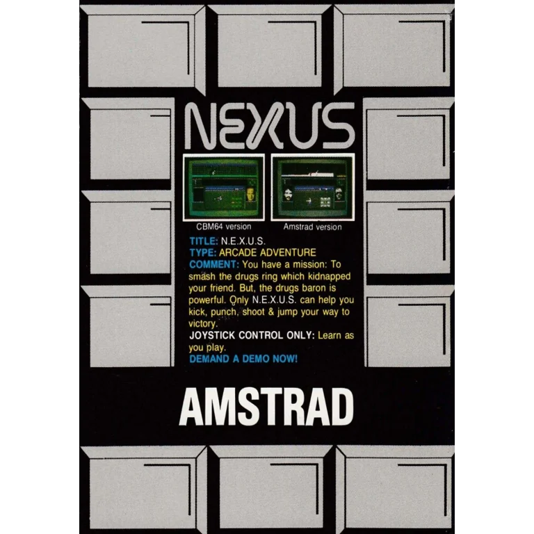 Jaquette de N.E.X.U.S sur Cpc