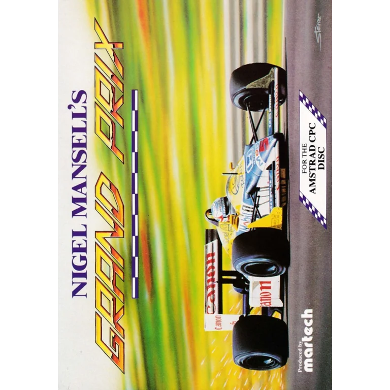 Jaquette de Nigel Mansells Grand Prix sur Cpc