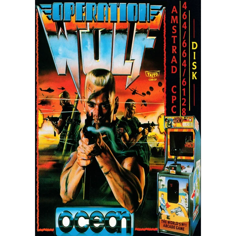 Jaquette de Operation Wolf sur Cpc