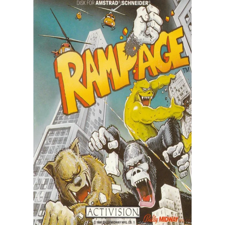 Jaquette de Rampage sur Cpc