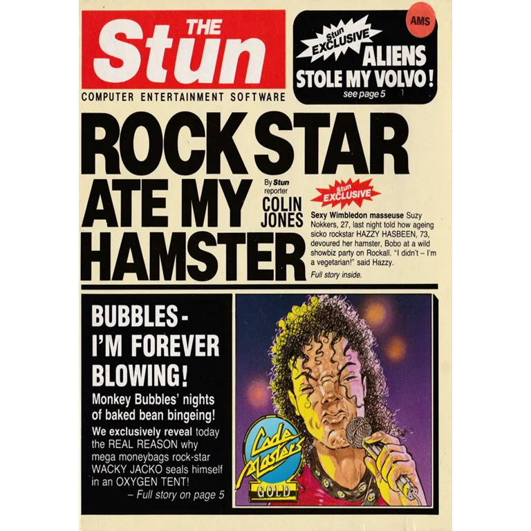 Jaquette de Rock Star Ate My Hamster sur Cpc