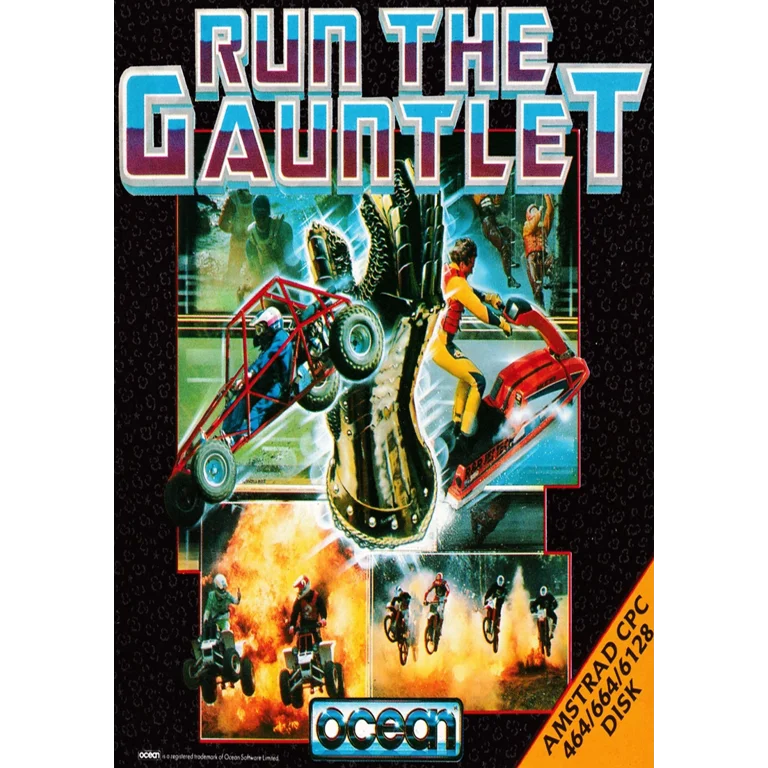 Jaquette de Run The Gauntlet sur Cpc