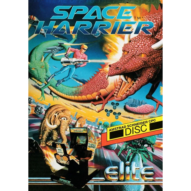 Jaquette de Space Harrier sur Cpc