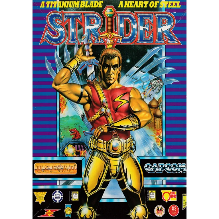 Jaquette de Strider sur Cpc