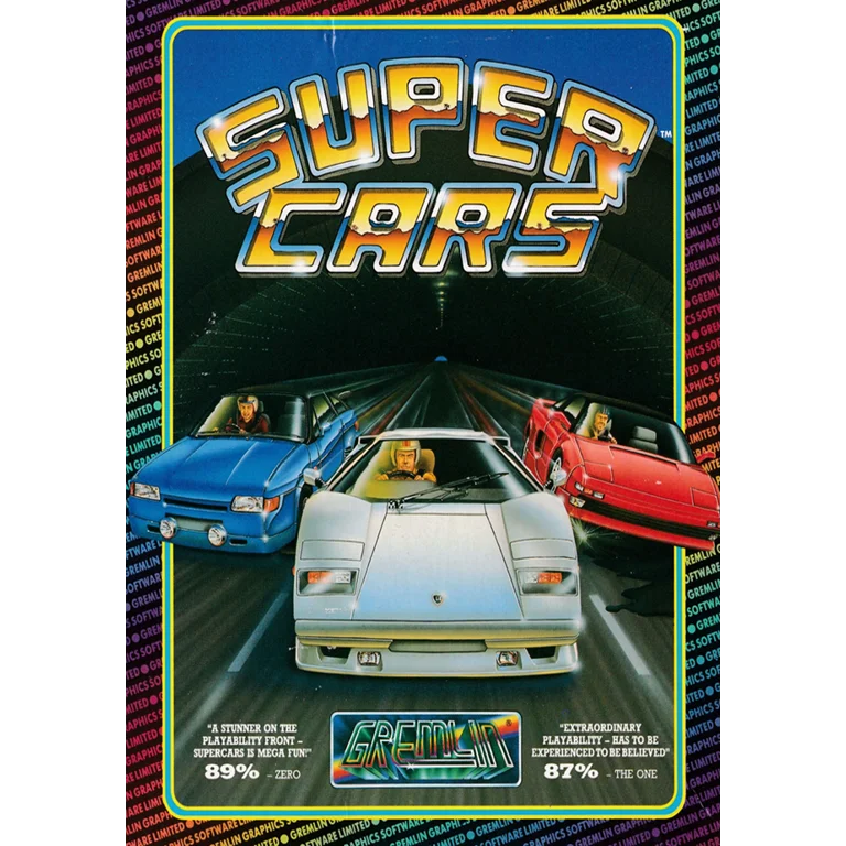 Jaquette de Super Cars sur Cpc