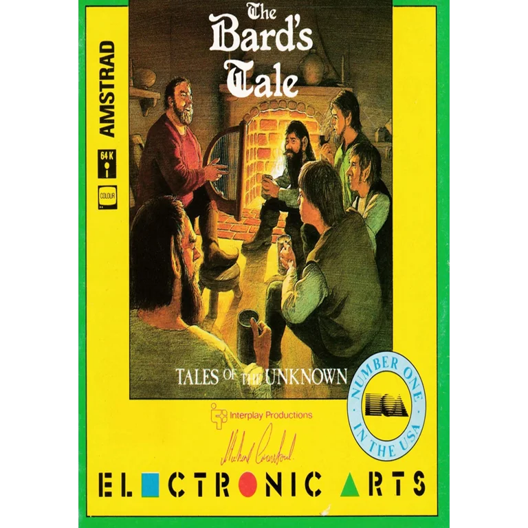 Jaquette de The Bards Tale sur Cpc