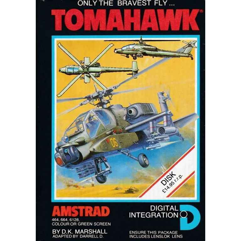 Jaquette de Tomahawk sur Cpc