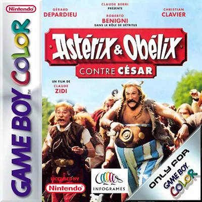 Jaquette de Asterix et Obelix contre Cesar sur Game Boy Color