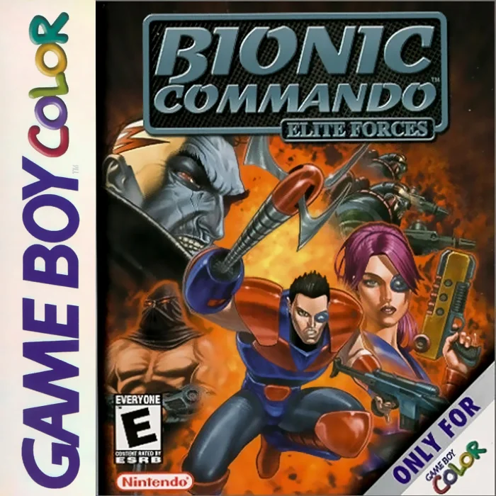 Jaquette de Bionic Commando Elite Forces 1 sur Game Boy Color