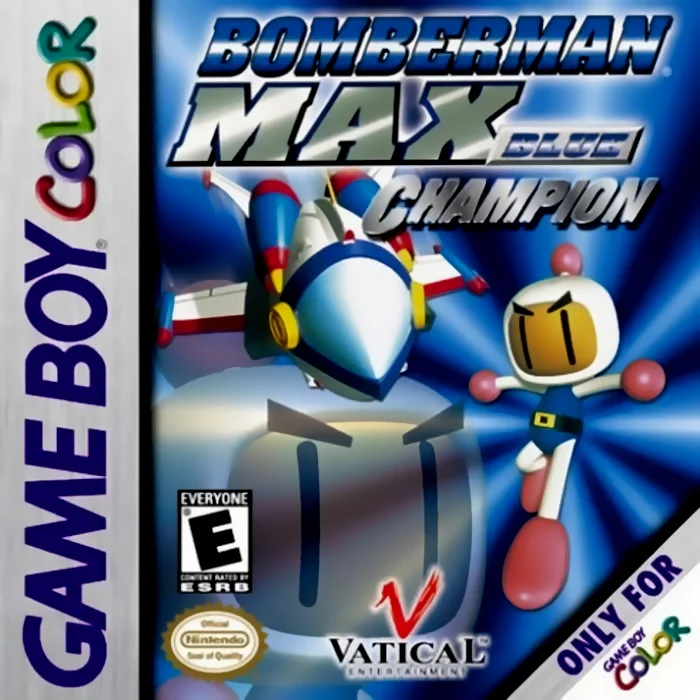 Jaquette de Bomberman Max Blue Champion 1 sur Game Boy Color