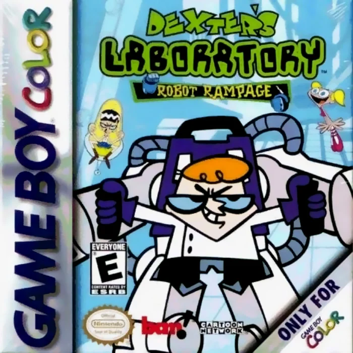 Jaquette de Dexters Laboratory Robot Rampage 1 sur Game Boy Color