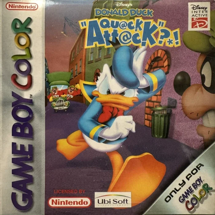 Jaquette de Donald Duck Quack Attack 1 sur Game Boy Color