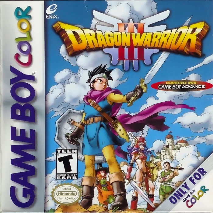 Jaquette de Dragon Warrior III sur Game Boy Color