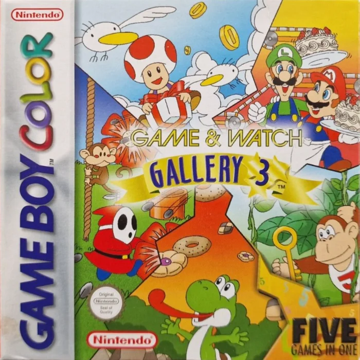 Jaquette de Game Watch Gallery 3 sur Game Boy Color