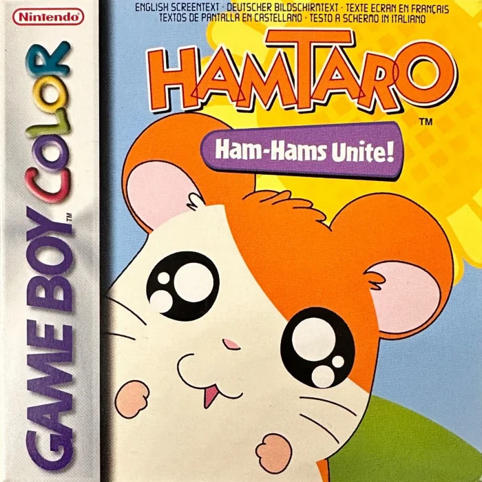 Jaquette de Hamtaro Ham Hams Unite 1 sur Game Boy Color