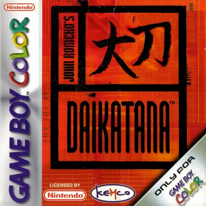 Jaquette de John Romeros Daikatana 1 sur Game Boy Color