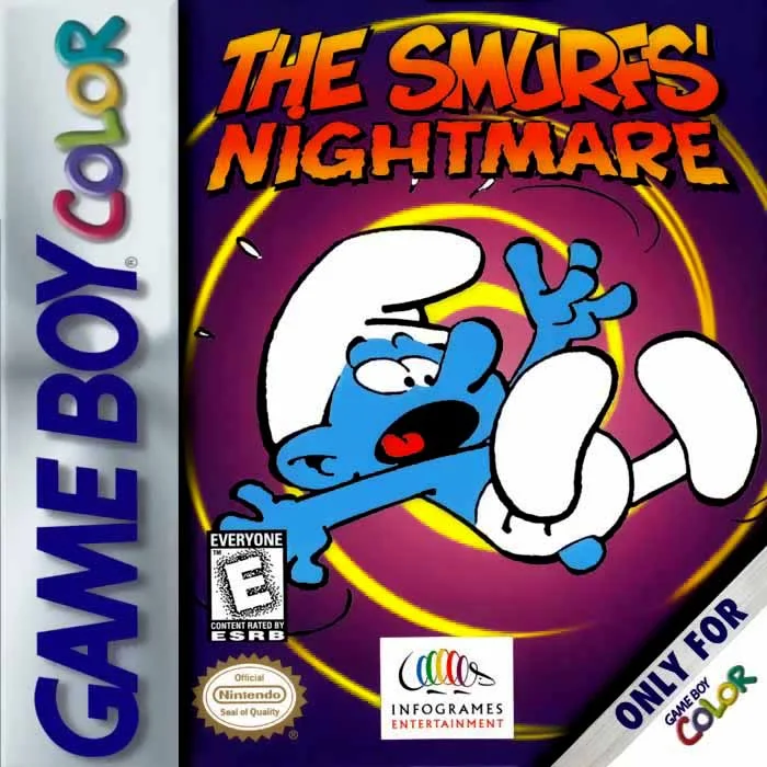Jaquette de Le Cauchemar des Schtroumpfs sur Game Boy Color
