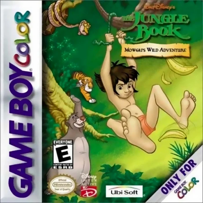 Jaquette de Le Livre de la Jungle LAventure de Mowgli 1 sur Game Boy Color