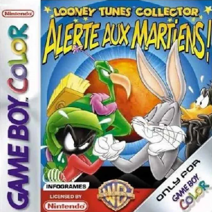 Jaquette de Looney Tunes Collector Alerte aux Martiens sur Game Boy Color