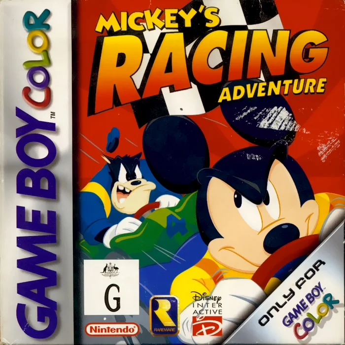Jaquette de Mickeys Racing Adventure 1 sur Game Boy Color
